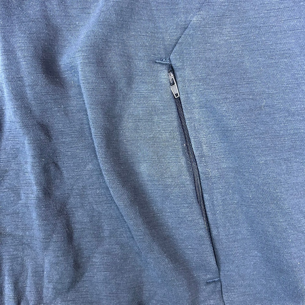 Under Armour Project Rock Disrupt Sleeveless Hoodie Mens Medium Navy Blue - Picture 6 of 8